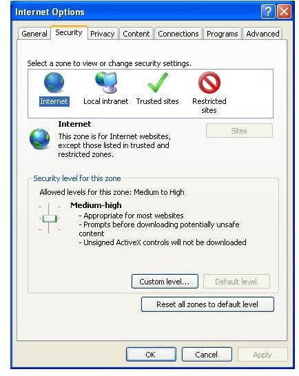 Can't Save IE Security Settings? Try Resetting Internet Explorer