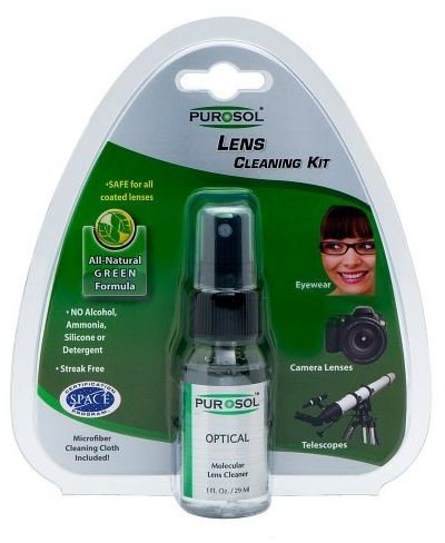 Purosol Lens Cleaner Large Clamshell Kit