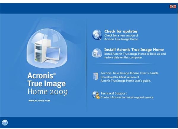 acronis true image home 2009 windows 7