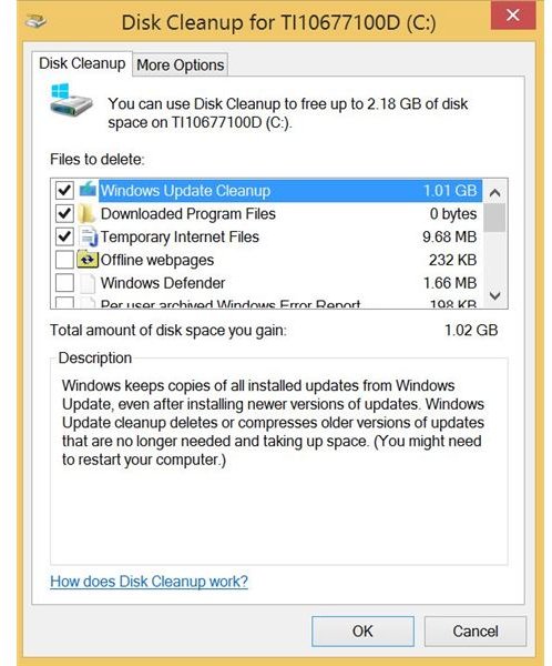 Figure 3: Disk Clean