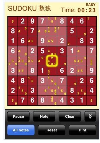 Top Five Sudoku iPhone Games