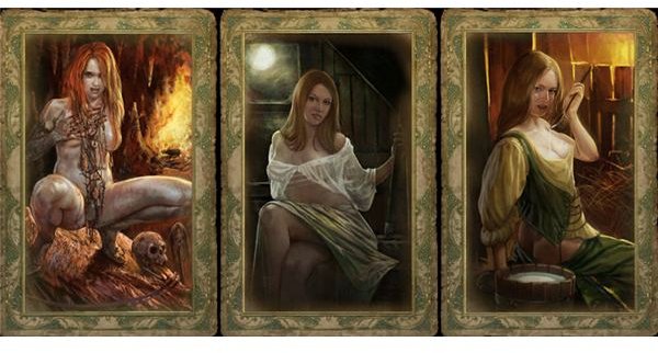 The Witcher romance cards chapter 1
