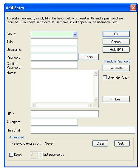 Using Password Safe to Secure your Passwords