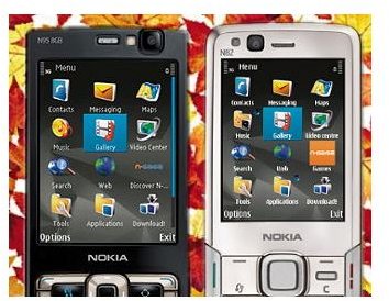 Nokia N95 8G and Nokia N82 Interface