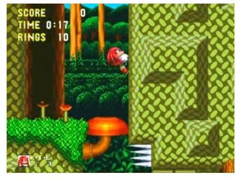 Knuckles gameplay requires climbing, gliding through the air, and exploration.