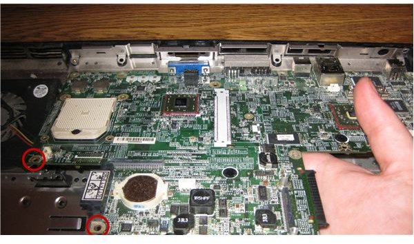 Dell Laptop Motherboard Removal