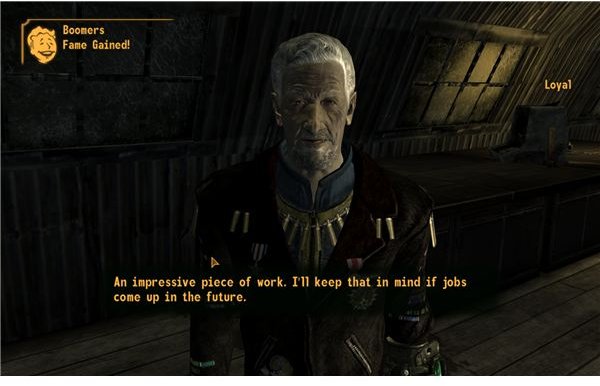 Fallout: New Vegas - Raising Boomer Fame With Loyal&rsquo;s Help