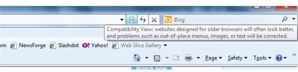 IE8 compatibility view
