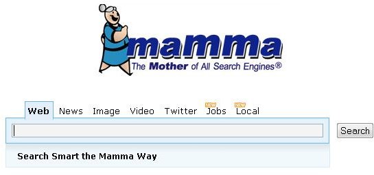 Mamma Metasearch engine