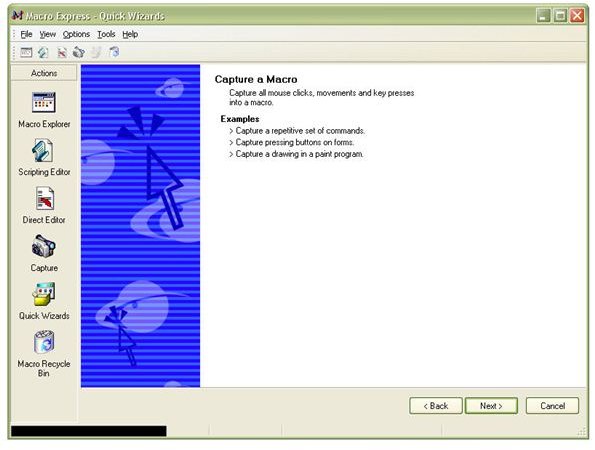 Capture Macro Wizard