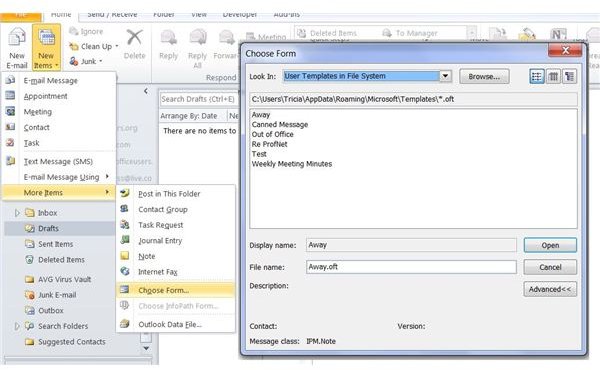 How To Use Templates In Microsoft Outlook Image to u