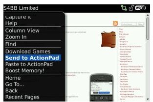 ActionPad - Page URL Copy Function