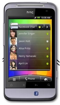 HTC Salsa Facebook chat