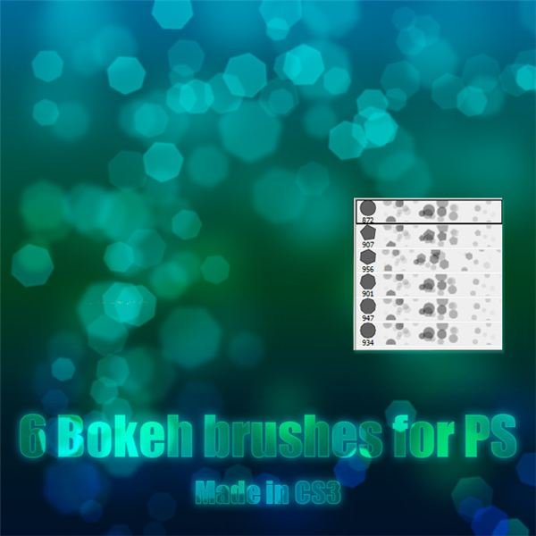 Bokeh Brushes by LucieG Stock