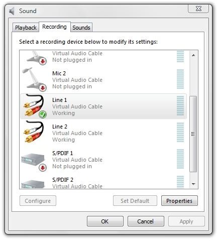 virtual audio cable repeater setup