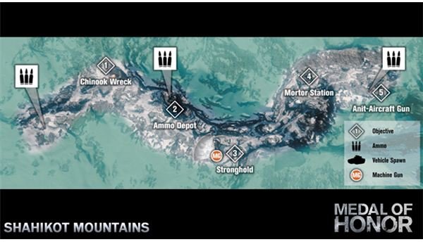 Medal of Honor Maps - Shahikot Mountains