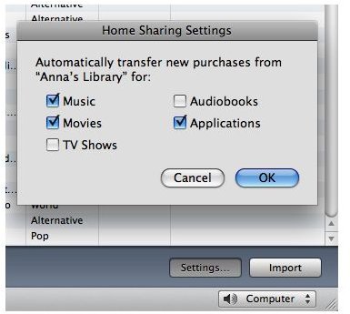 Windows 7 and Itunes Home Sharing Setup Explained