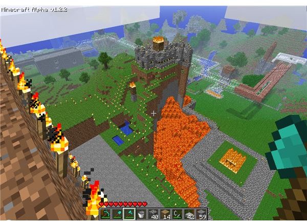 Standing Atop of the Monument of the Esteemed Leader on a Multiplayer Server