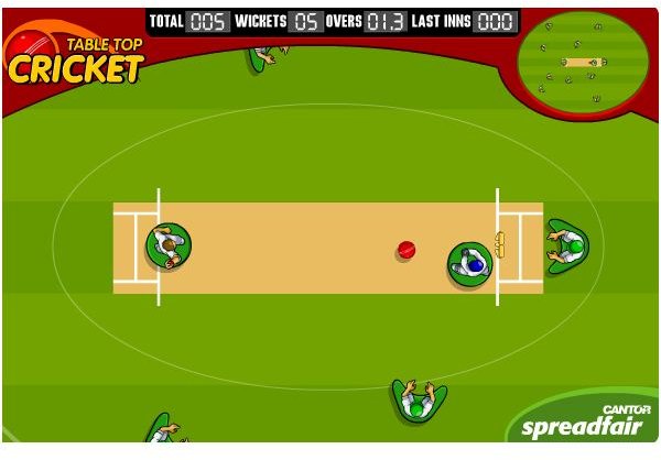 Online Cricket Games&ndash;Table Top Cricket