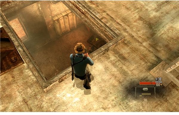 Alpha Protocol - Jumping Through the Skylight Provides the Element of Surprise