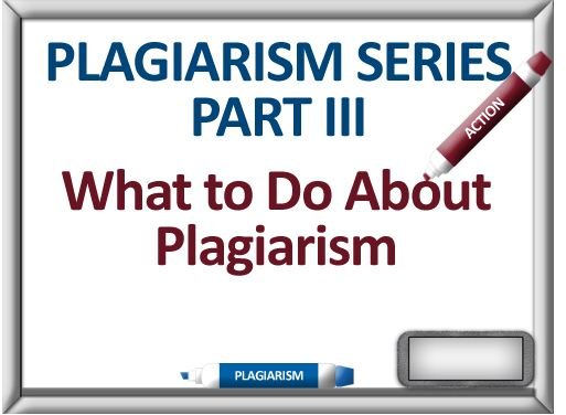 Online Instructors: What to Do When Plagiarism Has Been Verified