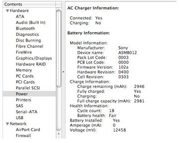 sys profile power