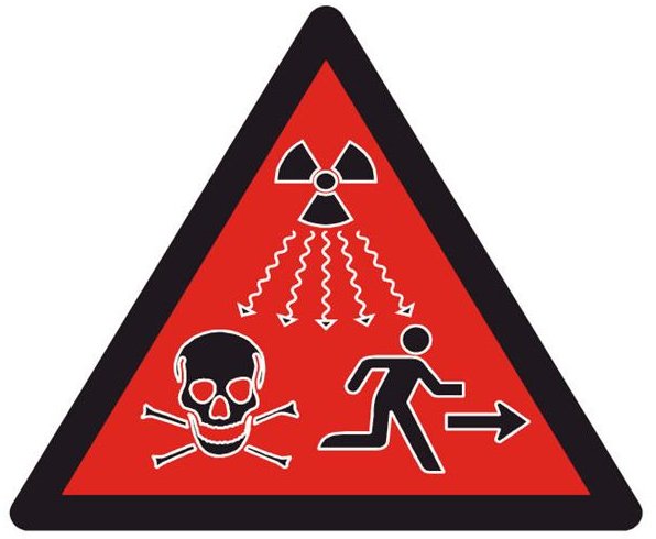 Radiation warning symbol