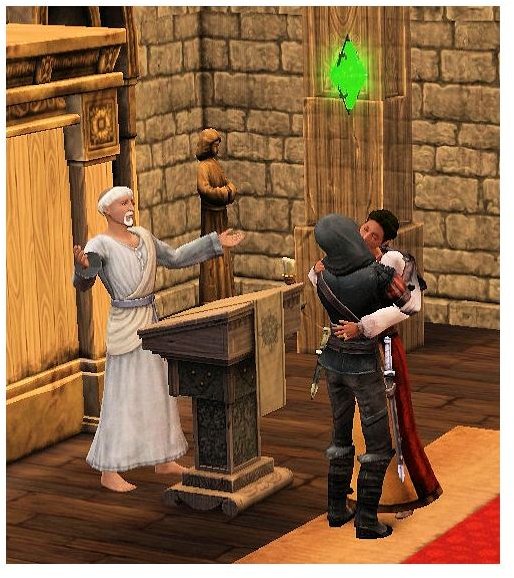 The Sims Medieval Wedding