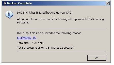 Copying the DVD to Jump Drive is Completed