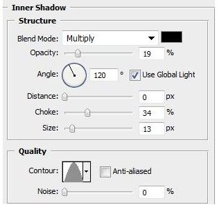 Inner Shadow Settings