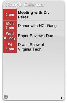 Top Google Calendar Widgets