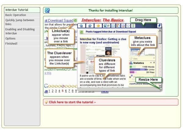 Interclue Tutorial