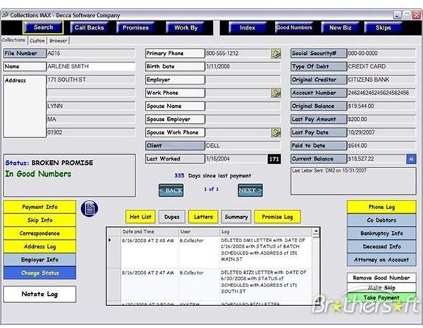 Collections Max administrator panel