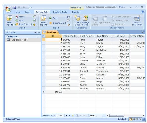 how to convert excel to access table