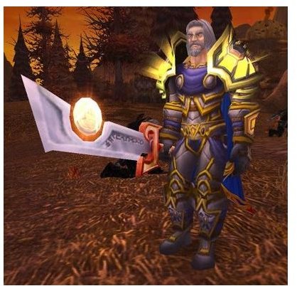 Tirion Fordring and the Ashbringer