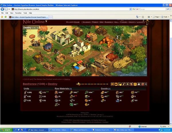 Review: Immortal Cities Niles Online - Browser MMO Game