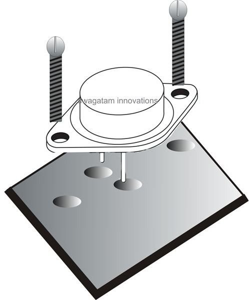 Installing Heatsink on 2N3055