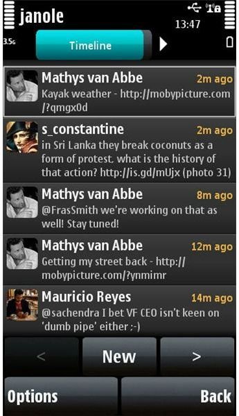 N97 gravity For Twitter