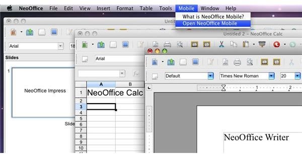 Free Options: Open Source Office for Mac such as NeoOffice