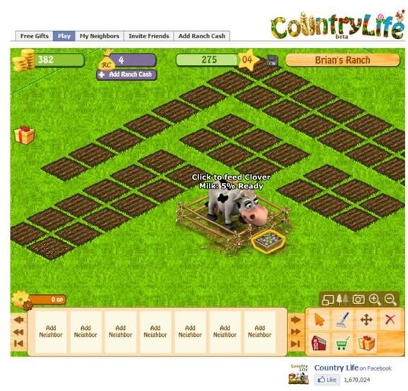 Farming Guide to Country Life - Facebook Game