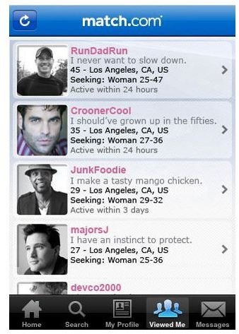 Match.com screenshot