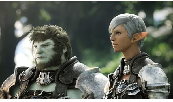 Roegadyn and Elezen