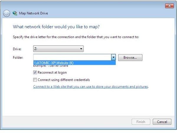 Sharing Files Across a Network - Windows XP and Windows 7