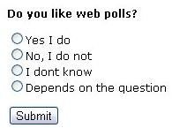 How to Create HTML Code for Web Polls