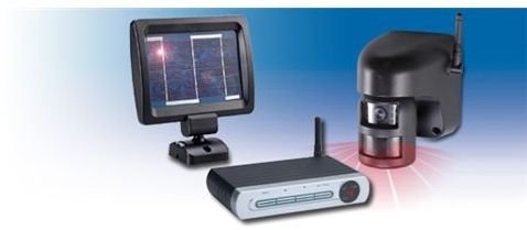 Wireless Solar Powered Security PIR Camera System