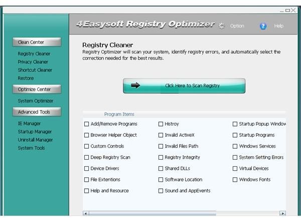 4EasySoft Registry Cleaner