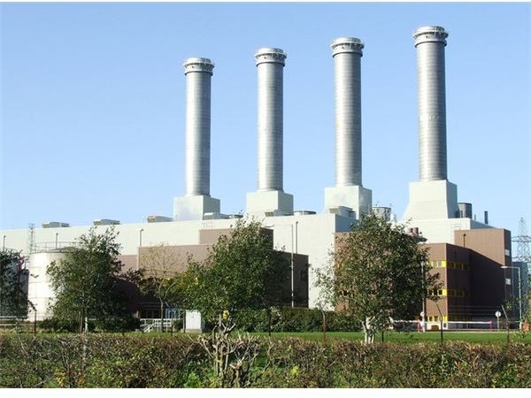 The Natural Gas-Fired Power Station North Killingholme in Lincolnshire