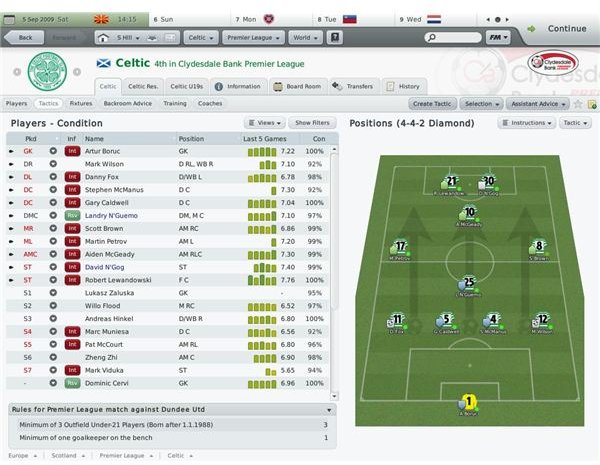 Football Manager 10 Tactics Guide Tips And Tricks For Choosing Your Team Formation Altered Gamer