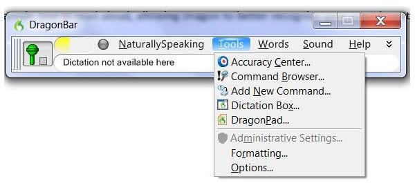 Dragon Naturally Speaking Tools