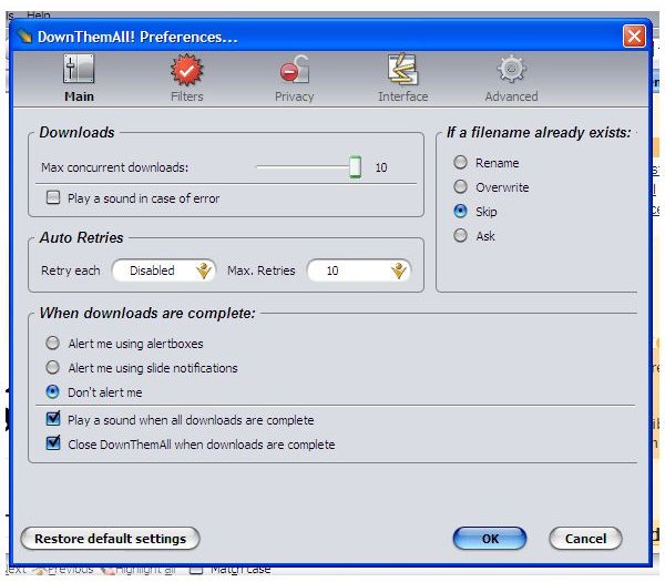 Configure Download Helper DownThemAll.bmp